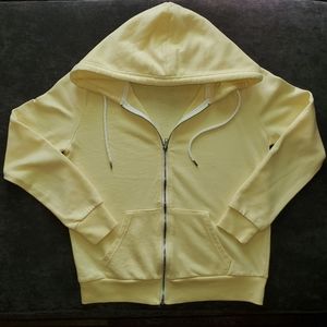 Yellow Womens Hoodie Size S